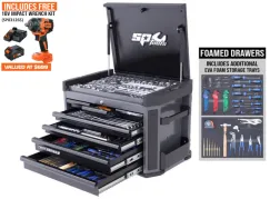 TECH SERIES TOOL KIT - 341PC - METRIC/SAE - DIAMOND BLACK - BONUS EVAS